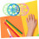 10pcs Circle Protractor Template Drawing Tool Set Pink Plastic Ruler for Accurate Circles Multi-Function Random Color 3