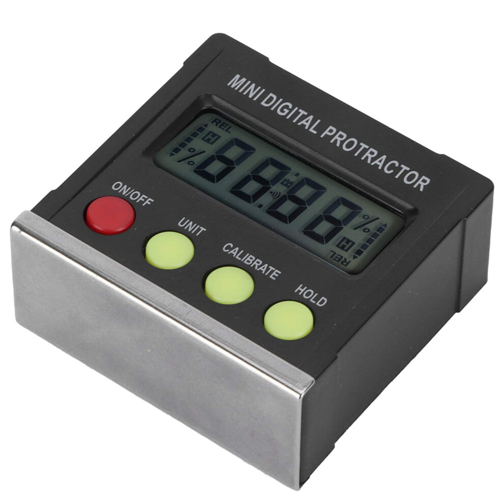 360 Degree Mini Digital Protractor Inclinometer With Magnetic Base, Electronic Level Measuring Tool For Accurate Angles And Measurements 6947110038179