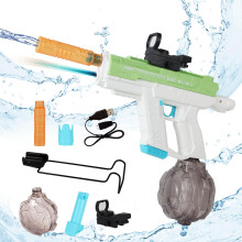 Electric Water Gun for Adults and Kids - Dual Mode High Powered Squirt Gun with 800cc Tank, 28-32 FT Range, Ages 8-12