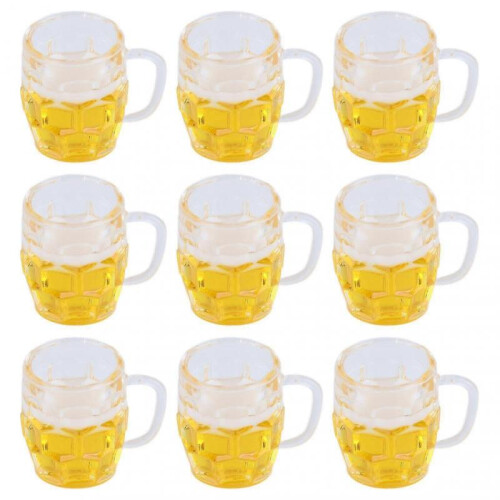 20 Pcs Mini Beer Cups Model Simulation Beer Mugs Model for Mini DIY Crafts Accessories 1