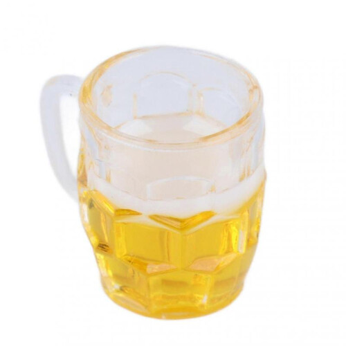 20 Pcs Mini Beer Cups Model Simulation Beer Mugs Model for Mini DIY Crafts Accessories 2