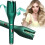 Automatic Curling Iron 1" Ceramic Barrel with LCD Display 5 Temp Settings Fast Heating Auto Rotating Hair Wand 1