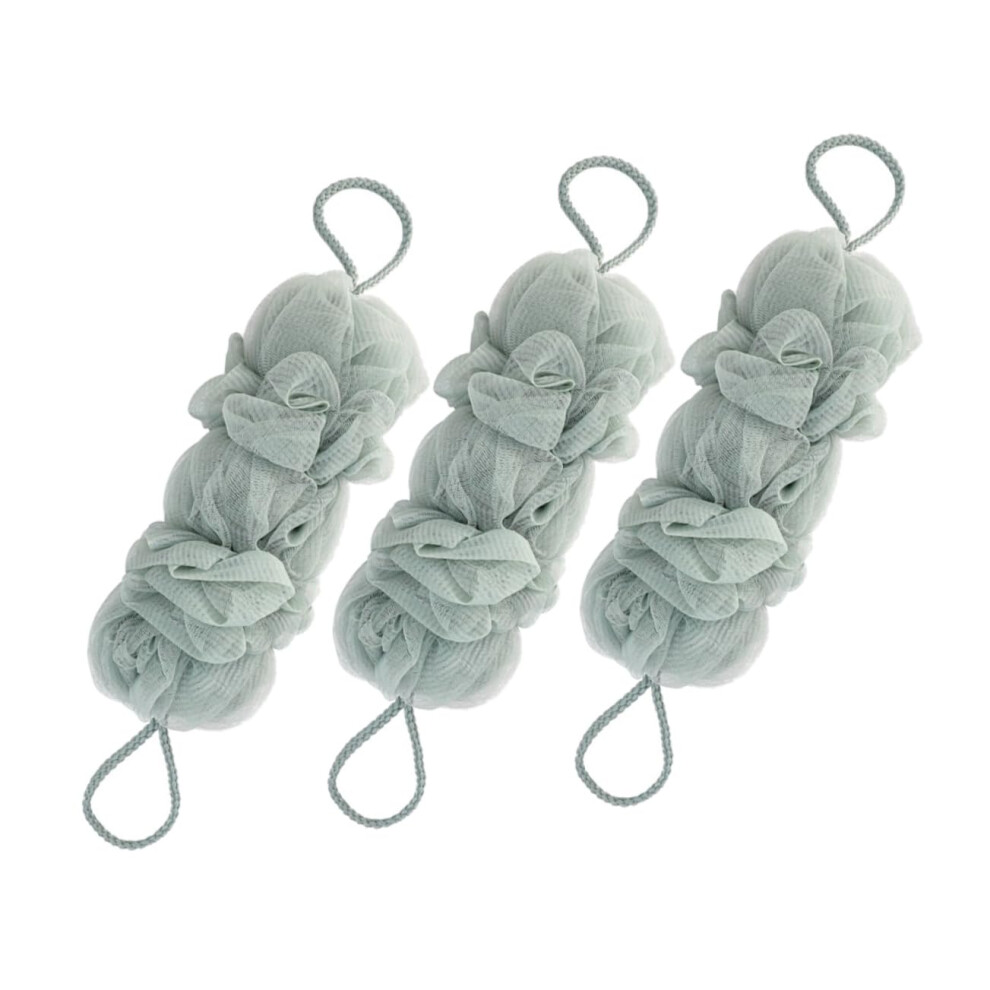Back Exfoliator Shower Sponge Set - Soft Body Scrubbers for Men and Women, Bath Loofahs for Deep Cleansing and Exfoliating-image-OPC-PJK8V28-NEW