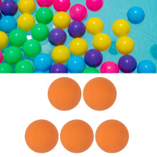 5 Stück 6 cm Springende Bälle Sicheres, umweltfreundliches Gummikugeln Tragbare Handtrainingsbälle Wandbälle für Kinder für Schwimmbäder, S