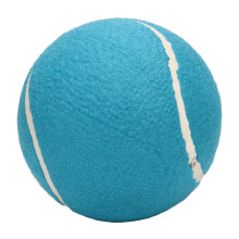 8 Zoll Jumbo Tennisball Tragbarer Aufblasbarer Gummikern-Plüschfilz Jumbo Signature Tennisball für Kinder und Haustiere Blau