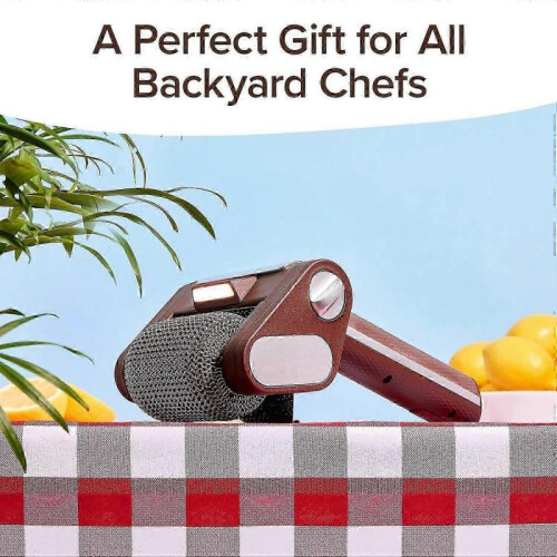 Electric multi-function rotating brush stainless steel roller grill household commercial grill 1