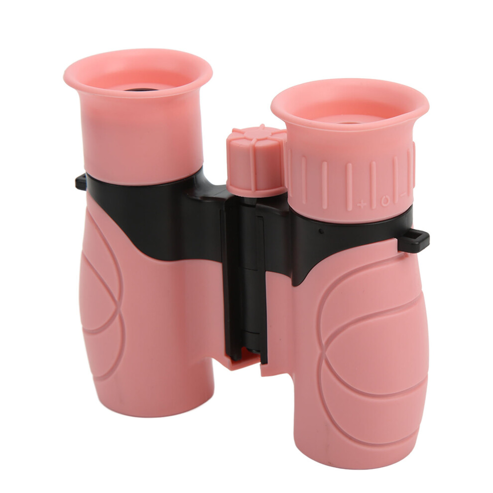 Kids Binoculars 8X Magnification, Durable Rubber, Compact Pink 4671340195174