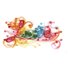 13pcs Gradient Color Paper Quilling Kit for DIY Handmade Crafts Easy to Use for Creativity Development and Imagination