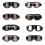 Vintage Style Harley Motorcycle Goggles Black Clear 2