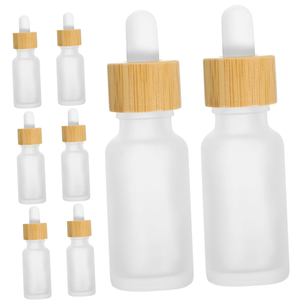 8pcs Essential Oil Dropper Bottles Glass with Pipette 10ml Portable Aromatherapy Applicator for Essential Oils