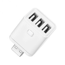 (3 usb) Wi-Fi version WiFi USB Adaptor Switch 2 Gang 5V Mini USB Power Adaptor Smart Life Control Via Alexa