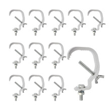 12 Pack Truss C Clamp 1.18-2 Inch Heavy Duty for 30-50mm Tubes, 55 LB Capacity for DJ Lighting and Stage Spot Lights
