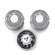 4 Pack Shaver Replacement Blades for Skull Shavers Men's Electric Razor Double Ring Compatible Shaving Heads