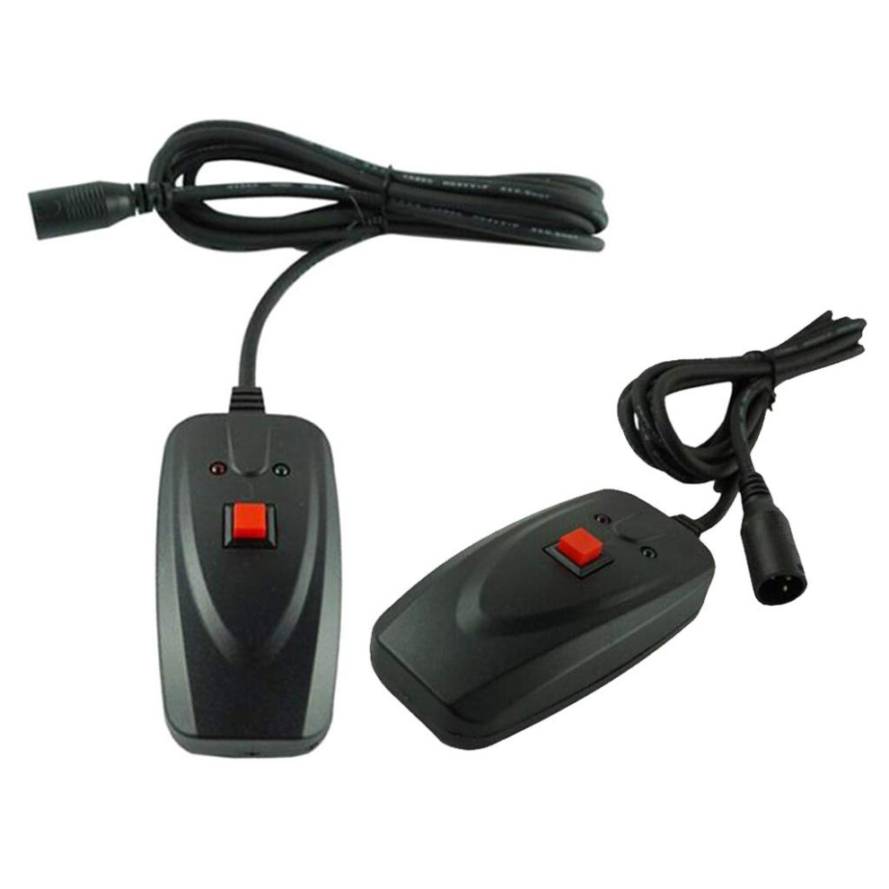 2 Piece Stage Fog Machine 400-1500W Remote Control Portable Wired Smoke Machine - Model yangweimei002