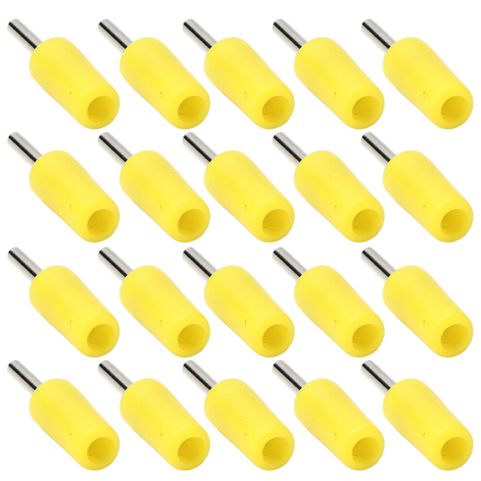 20Pcs 2Mm Nickel Plated Brass Pin Banana Plugs Waterproof Connector Kit Yellow 4081340197823
