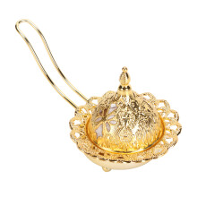 Metallischer Räucherstäbchenhalter Gold Handgehalten Vintage Räuchergefäß Halter für Schlafzimmer Fenster Wohnzimmer Arbeitszimmer Büro