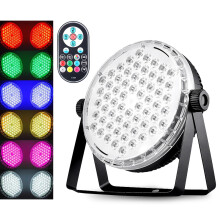 60 LED Par Lights RGB Sound Activated Remote Control DMX Strobe Wash Lights for DJ Stage Wedding Party Club Bar Christmas