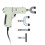 Electric Chiropractic Adjusting Tool  Spine Activator Massager White 16