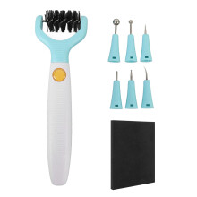 8 in 1 Paper Quilling Tool Set with Interchangeable Needle Pen Tips, Foam Pad, and Scrapbooking Tools for Paper Crafts