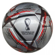 2022 Qatar Black and Red Soccer Ball for Matches and Training