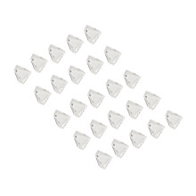 50 Stück Glas Nagellack Farbkarte Kristallklar Nagelkunst Farbdarstellung Tipps für Schönheitssalon