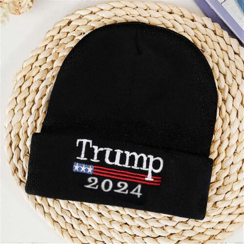(Black) Winter 2024 Windproof  Letter Embroidery Hat Thick Unisex Solid Hat 2