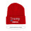 (Black) Winter 2024 Windproof  Letter Embroidery Hat Thick Unisex Solid Hat 2