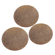 Cork Turntable Mat 3Pcs Durable Vinyl Record Player Slipmat Vibration Absorbing Compatible with All Turntables