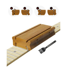 3/23/35/90 Degree Fret End Dressing Tool, 4-in-1 Fret File for Guitar & Bass, Professional Luthier Crowning & Shaping Tool