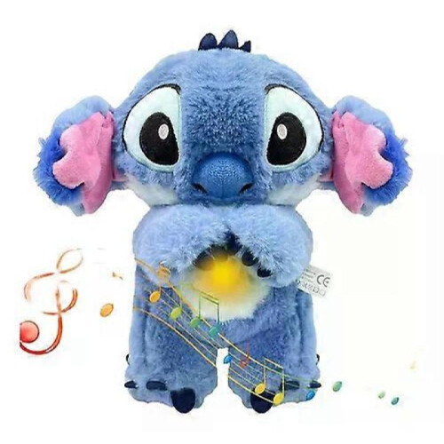 Stitch Blue Sleeping Plush Toy Gift for Kids