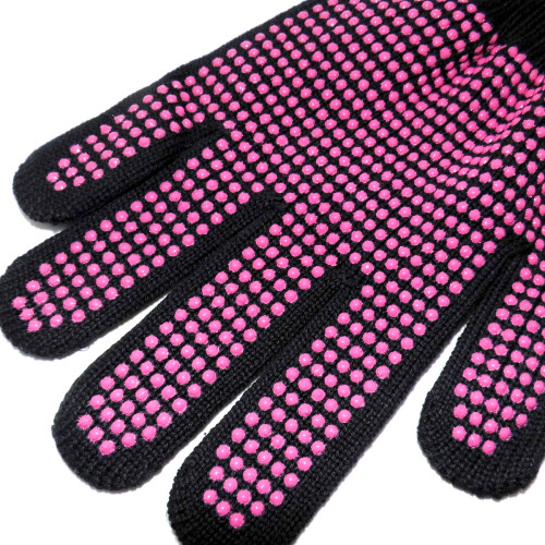 Durable Double-Sided Silicone Gloves for Hair Styling Devices