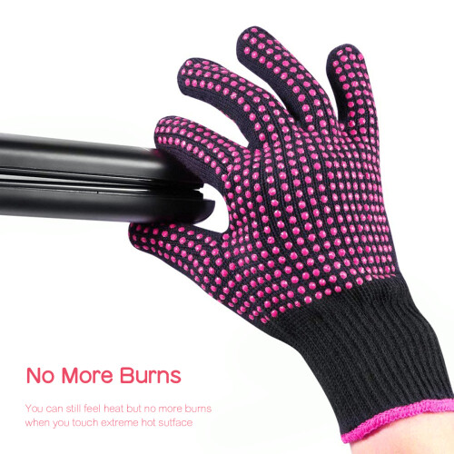 Durable Double-Sided Silicone Gloves for Hair Styling Devices 2