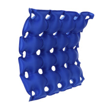 Cuscino per seduta gonfiabile in PVC, 45x45 cm, blu, 1 pezzo.