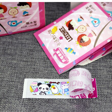 100 Stück atmungsaktive Cartoon-Pflaster für Kinder, 72 mm x 19 mm