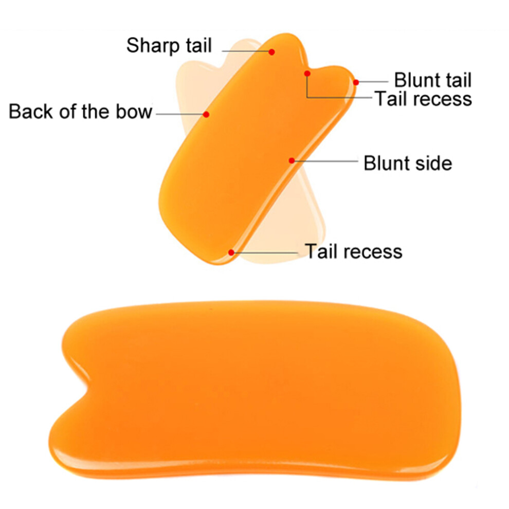 Facial & Body Gua Sha Scraping Tool - SPA Acupuncture Massager Rejuvenate Skin