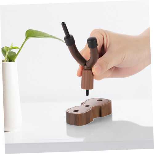 Viola Violin Rack Wall Storage Stand with Instrument Hooks for Easy Install, Solid Wood, Adjustable Size, Black Color 2