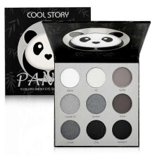 Panda Eyeshadow Pearl Matte Silver Cement Gray Waterproof Eyeshadow
