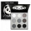 Panda Eyeshadow Pearl Matte Silver Cement Gray Waterproof Eyeshadow 1