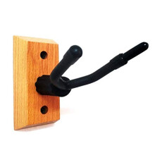 Violin Parts Violin Rack Hanger Wall Mount Hook Solid Wood Base Yellow for Violin and Bow Storage