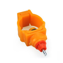 20 Stück Trinkbrunnen Wasser Futterspender für Enten und Geflügel, Hühnertränke, Orange, Robustes Material, Outdoor Nutzung
