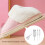 Pantufla rosa calefactable recargable USB 29x11 42-43 7