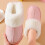 Pantufla rosa calefactable recargable USB 29x11 42-43 4
