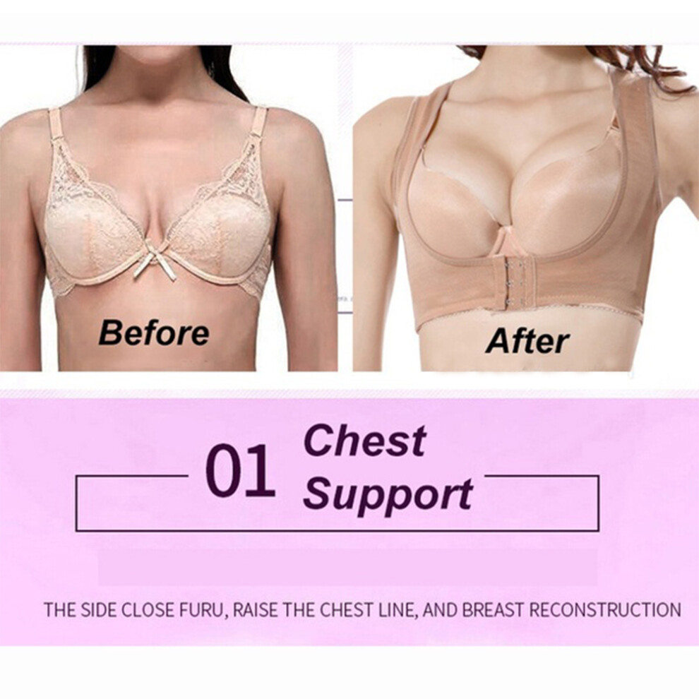 Women's Adjustable Posture Corrector For S-Xxl, Breathable Non-Woven Belt