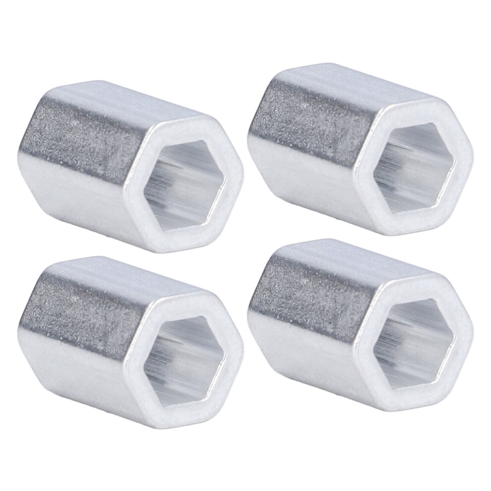 High Strength 8Mm Id Hex Aluminum Spacer For Motor Shaft 16Mm 12Pcs 7691340205489