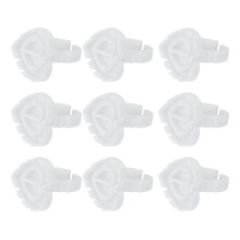 Eyelash Extension Glue Rings 100PCS Heart Shape Disposable False Lashes Tools