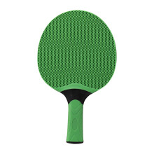 Table Tennis Bat Set with Ergonomic Grip, Rubber Paddle, 9.7 Inch Racket for Indoor Outdoor Play, Red Green