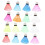 Badminton Plastic Shuttlecocks for Beginners, Assorted Colors, Durable Material, Standard Size, 1 Pack 1