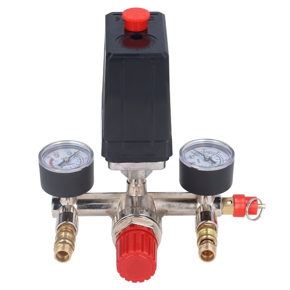 Durable Air Compressor Regulator Kit With 90-120Psi Automatic Control 3571340208649