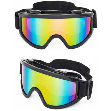 Ski Snowboard Goggles Anti Fog UV Protection Unisex Outdoor Eye Protection for Skiing Cycling Hiking Color F