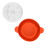Temperature Resistant Microwave Popcorn Popper Orange Silicone Bowl 9